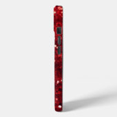 Coques Case-Mate iPhone Parties scintillant moderne Red Sparkle Téléphone  (Verso / Gauche)