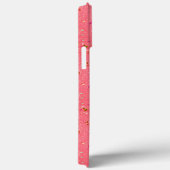 Coques Case-Mate iPhone Parties scintillant moderne Sparkle chic avec nom (Verso / Droite)