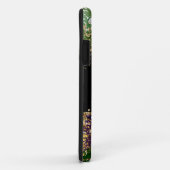 Coques Case-Mate iPhone Parties scintillant moderne verte et violette Agat (Dos/Droite)