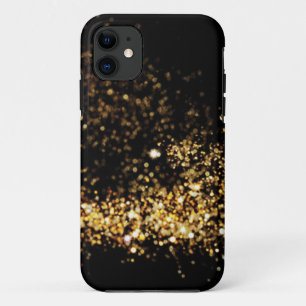 Case-Mate iPhone Case parties scintillant noir marbre or Coque-Mate Toug