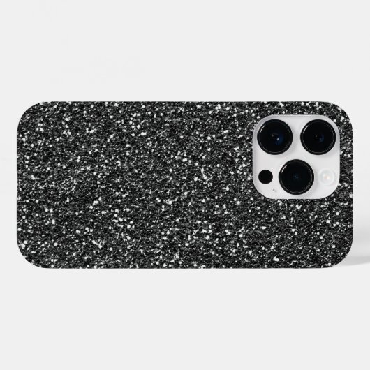 Coques Case-Mate iPhone Parties scintillant noire (Verso (horizontal))