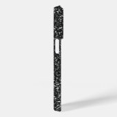 Coques Case-Mate iPhone Parties scintillant noire (Verso / Droite)