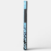 Coques Case-Mate iPhone Parties scintillant noire et bleue tendance Ombre  (Verso / Gauche)