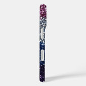 Coques Case-Mate iPhone Parties scintillant Ombre bleu violet (Verso / Droite)