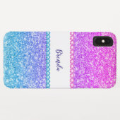Coques Case-Mate iPhone Parties scintillant ombre & diamants design girly (Dos (Horizontal))