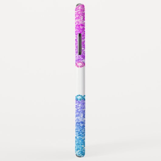 Coques Case-Mate iPhone Parties scintillant ombre & diamants design girly (Dos/Droite)