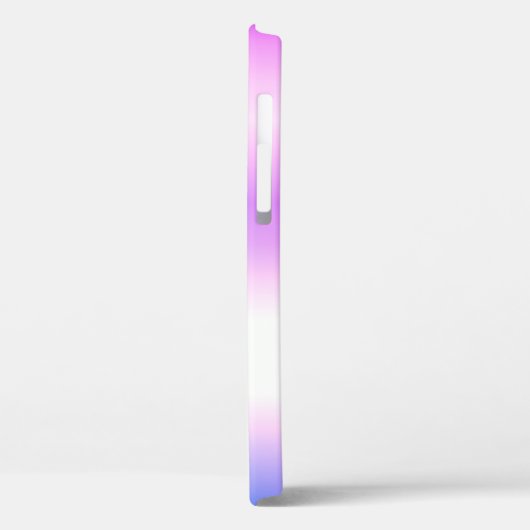 Coques Case-Mate iPhone Parties scintillant Ombre violet rose holographiqu (Verso / Gauche)