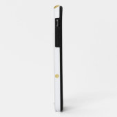 Coques Case-Mate iPhone Parties scintillant or Confetti Dot Monogramme IPH (Dos/Gauche)