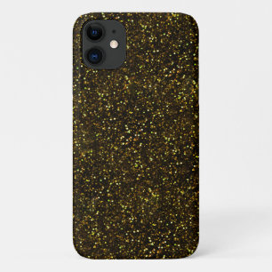 Coques Pour iPhone Parties scintillant or jaune foncé