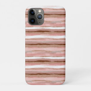 Case-Mate iPhone Case Parties scintillant or rayé rose