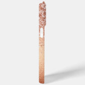 Coques Case-Mate iPhone Parties scintillant or rose (Verso / Droite)