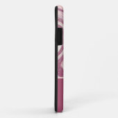 Coques Case-Mate iPhone Parties scintillant or Rose amusant Monogramme coq (Dos/Droite)