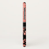 Coques Case-Mate iPhone Parties scintillant or rose Damask (Dos/Gauche)