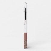 Coques Case-Mate iPhone Parties scintillant or Rose fille et nom du script (Dos/Gauche)