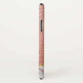 Coques Case-Mate iPhone Parties scintillant or rose rose et marbre étincel (Dos/Droite)