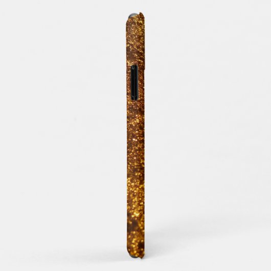 Coques Case-Mate iPhone Parties scintillant or, Sparkly, Arrière - plan Pa (Dos/Droite)