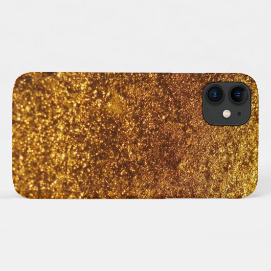 Coques Case-Mate iPhone Parties scintillant or, Sparkly, Arrière - plan Pa (Dos (Horizontal))