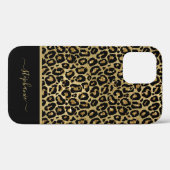 Coques Case-Mate iPhone Parties scintillant or tendance Leopard Poster de  (Verso (horizontal))