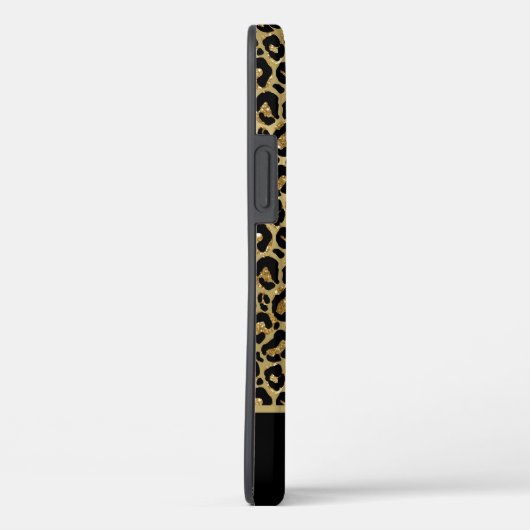 Coques Case-Mate iPhone Parties scintillant or tendance Leopard Poster de  (Verso / Droite)