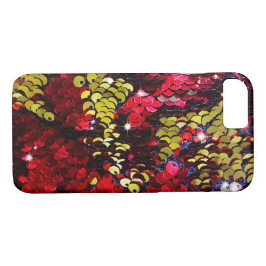 Coques Case-Mate iPhone Parties scintillant paillettes brillantes pièces r (Dos (Horizontal))