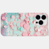 Coques Case-Mate iPhone Parties scintillant Pastel Confetti (Verso (horizontal))