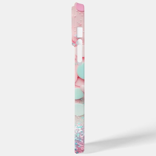 Coques Case-Mate iPhone Parties scintillant Pastel Confetti (Verso / Gauche)