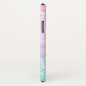 Coques Case-Mate iPhone Parties scintillant Pastel Pink & Mint Bokeh (Dos/Droite)