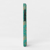 Coques Case-Mate iPhone Parties scintillant Peacock Feathers Motif (Dos/Gauche)