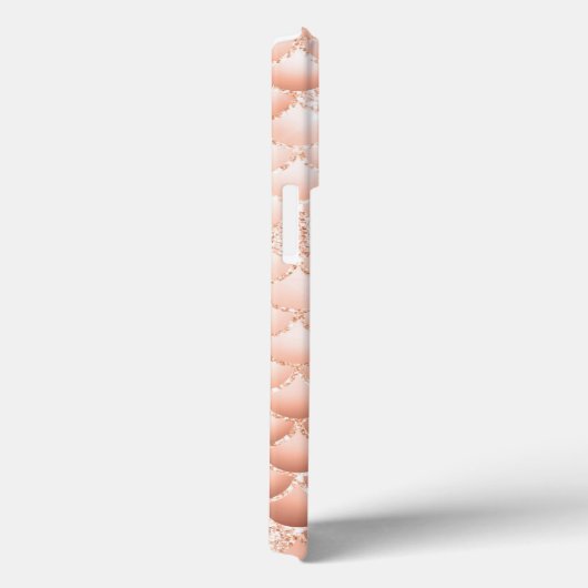 Coques Case-Mate iPhone Parties scintillant Perle de Pêche Arrière - plan  (Verso / Droite)