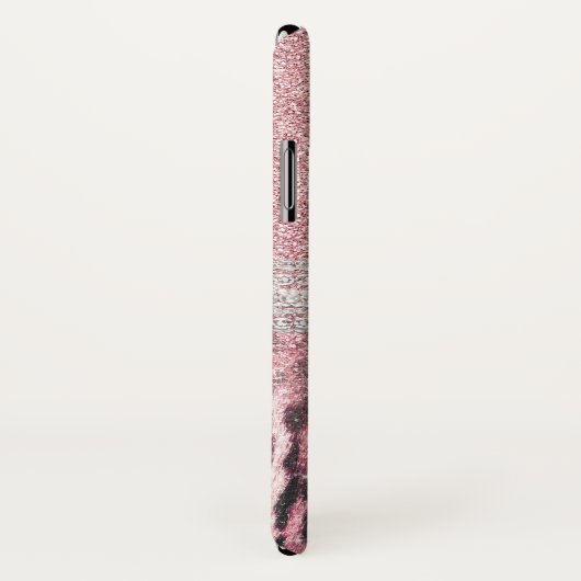 Coques Case-Mate iPhone Parties scintillant poster de animal Chic Girly Ro (Dos/Droite)