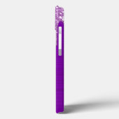 Coques Case-Mate iPhone Parties scintillant pourpre goutte glam girly (Verso / Gauche)
