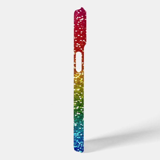 Coques Case-Mate iPhone Parties scintillant Rainbow Sparkle, personnalisée (Verso / Droite)