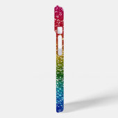 Coques Case-Mate iPhone Parties scintillant Rainbow Sparkle, personnalisée (Verso / Gauche)