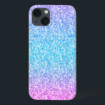 iPhone 13 Case Parties scintillant Rétro Colorée Et Étincelle<br><div class="desc">Parties scintillant rétro simple et colorée et élégante. Parties scintillant rose vert et bleu dégradé.</div>