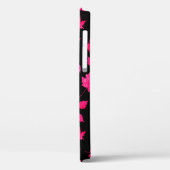 Coques Case-Mate iPhone Parties scintillant rose chic moderne Feuille Moti (Verso / Gauche)