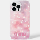 Coques Case-Mate iPhone Parties scintillant rose clair étincelant nom tend (Verso)