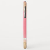 Coques Case-Mate iPhone Parties scintillant rose et or moderne Motif Abstr (Dos/Gauche)