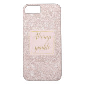 Coques Case-Mate iPhone Parties scintillant rose Faux (Dos)