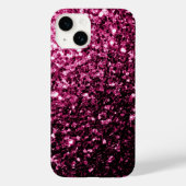 Coques Case-Mate iPhone Parties scintillant rose foncé brillant (Verso)
