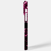 Coques Case-Mate iPhone Parties scintillant rose foncé brillant scintille  (Verso / Gauche)