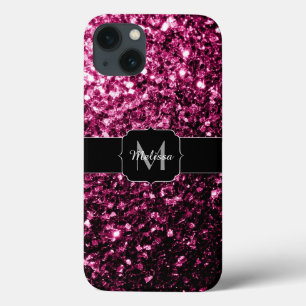 Etui iPhone Case-Mate Parties scintillant rose foncé brillant scintille