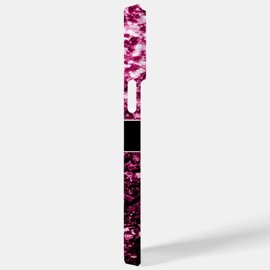 Coques Case-Mate iPhone Parties scintillant rose foncé brillant scintille  (Verso / Droite)