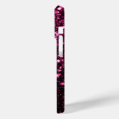 Coques Case-Mate iPhone Parties scintillant rose foncé scintille (Verso / Gauche)