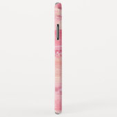 Coques Case-Mate iPhone Parties scintillant rose Girly Shimmer Nom personn (Dos/Droite)