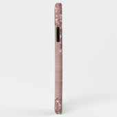 Coques Case-Mate iPhone Parties scintillant Rose Gold Personnalisée (Dos/Droite)