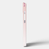 Coques Case-Mate iPhone Parties scintillant rose goutte rose or ombre nom  (Verso / Gauche)