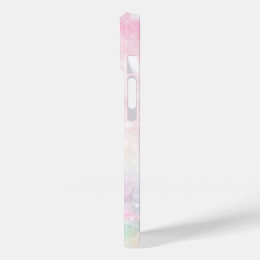 Coques Case-Mate iPhone Parties scintillant rose Joli Motif Bokeh (Verso / Gauche)