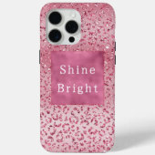 Coques Case-Mate iPhone Parties scintillant rose Leopard Ombre (Verso)