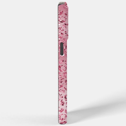 Coques Case-Mate iPhone Parties scintillant rose Leopard Ombre (Verso / Droite)