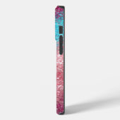 Coques Case-Mate iPhone Parties scintillant rose moderne fille (Verso / Gauche)